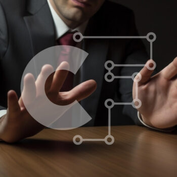 Intra Συλλεκτικό Ξύλινο Παζλ Plywood  4mm - Επιχειρηματίας που χειρονομεί σε μια συνάντηση Σε Ξύλινο Κουτί - Διαστάσεις Puzzle: 10x10 cm – 25 κομμάτια - Image 1