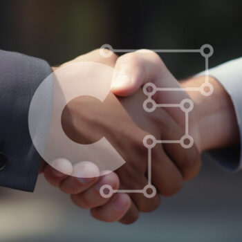 Intra Συλλεκτικό Ξύλινο Παζλ Plywood  4mm - Συνεργασία που συμβολίζει τη χειραψία Σε Ξύλινο Κουτί - Διαστάσεις Puzzle: 10x10 cm – 25 κομμάτια - Image 1