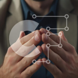 Intra Συλλεκτικό Ξύλινο Παζλ Plywood  4mm - Στοχαστικά χέρια με επαγγελματικό ένδυμα Σε Ξύλινο Κουτί - Διαστάσεις Puzzle: 10x10 cm – 25 κομμάτια