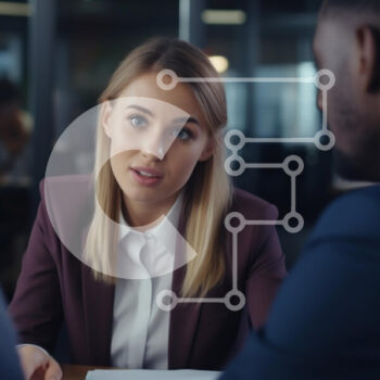 Intra Συλλεκτικό Ξύλινο Παζλ Plywood  4mm - Επιχειρηματική συνάντηση στο σύγχρονο γραφείο Σε Ξύλινο Κουτί - Διαστάσεις Puzzle: 10x10 cm – 25 κομμάτια - Image 1