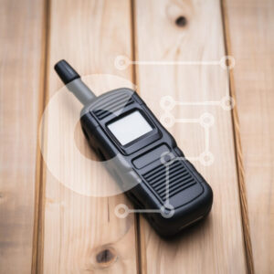 Intra Συλλεκτικό Ξύλινο Παζλ Plywood  4mm - Συσκευή επικοινωνίας χειρός σε ξύλινη επιφάνεια Σε Ξύλινο Κουτί - Διαστάσεις Puzzle: 10x10 cm – 25 κομμάτια