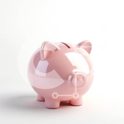 Intra Συλλεκτικό Ξύλινο Παζλ Plywood  4mm - Γυαλιστερό ροζ γουρουνάκι Σε Ξύλινο Κουτί - Διαστάσεις: 10x10 cm – 25 κομμάτια - Image 1