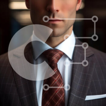 Intra Συλλεκτικό Ξύλινο Παζλ Plywood  4mm - Πορτρέτο επαγγελματία επιχειρηματία Σε Ξύλινο Κουτί - Διαστάσεις Puzzle: 10x10 cm – 25 κομμάτια - Image 1