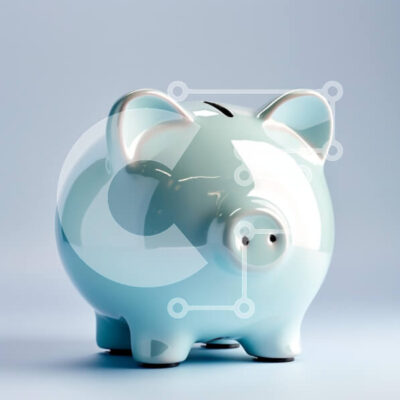 Intra Συλλεκτικό Ξύλινο Παζλ Plywood  4mm - Μπλε Κουμπαράς Σε Ξύλινο Κουτί - Διαστάσεις: 10x10 cm – 25 κομμάτια - Image 1