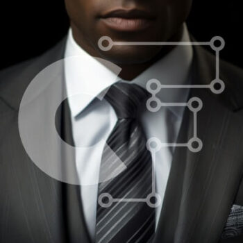 Intra Συλλεκτικό Ξύλινο Παζλ Plywood  4mm - Πορτρέτο ενός άνδρα με επίσημη ενδυμασία Σε Ξύλινο Κουτί - Διαστάσεις Puzzle: 10x10 cm – 25 κομμάτια - Image 1