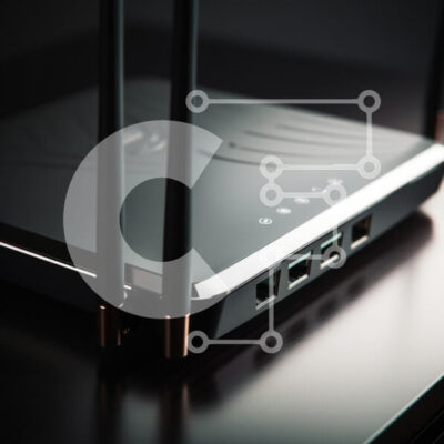 Intra Συλλεκτικό Ξύλινο Παζλ Plywood  4mm - Σύγχρονος ασύρματος δρομολογητής με κεραίες Σε Ξύλινο Κουτί - Διαστάσεις Puzzle: 10x10 cm – 25 κομμάτια - Image 1