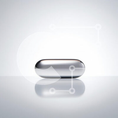 Intra Συλλεκτικό Ξύλινο Παζλ Plywood 4mm - Κομψό μεταλλικό αντικείμενο σε λευκό φόντο Σε Ξύλινο Κουτί - Διαστάσεις Puzzle: 10x10 cm – 25 κομμάτια - Image 1