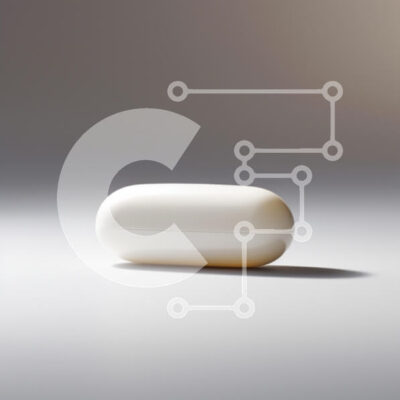 Intra Συλλεκτικό Ξύλινο Παζλ Plywood  4mm - Κομψό λευκό οβάλ αντικείμενο σε λεία επιφάνεια Σε Ξύλινο Κουτί - Διαστάσεις: 10x10 cm – 25 κομμάτια - Image 1