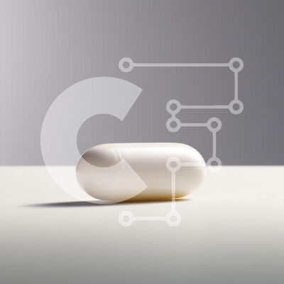 Intra Συλλεκτικό Ξύλινο Παζλ Plywood 4mm - Λευκή κάψουλα σε επίπεδη επιφάνεια Σε Ξύλινο Κουτί - Διαστάσεις: 10x10 cm – 25 κομμάτια - Image 1