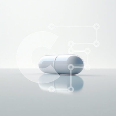 Intra Συλλεκτικό Ξύλινο Παζλ Plywood  4mm - Λευκή κάψουλα σε ανακλαστική επιφάνεια Σε Ξύλινο Κουτί - Διαστάσεις: 10x10 cm – 25 κομμάτια - Image 1