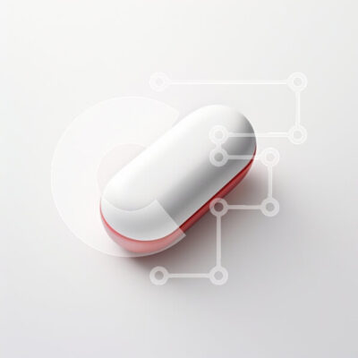 Intra Συλλεκτικό Ξύλινο Παζλ Plywood 4mm - Σύγχρονη θήκη χαπιών σε άσπρο φόντο Σε Ξύλινο Κουτί - Διαστάσεις: 10x10 cm – 25 κομμάτια - Image 1