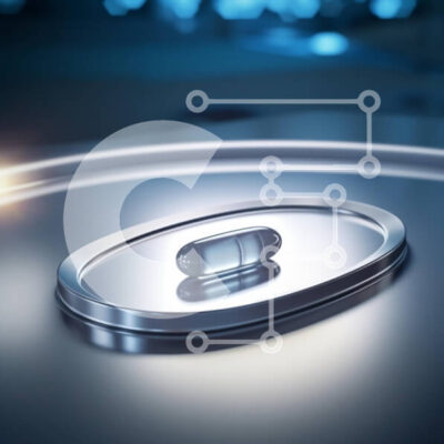 Intra Συλλεκτικό Ξύλινο Παζλ Plywood  4mm - Ημιδιαφανής κάψουλα ζελατίνης σε μεταλλική επιφάνεια Σε Ξύλινο Κουτί - Διαστάσεις Puzzle: 10x10 cm – 25 κομμάτια - Image 1