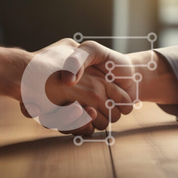 Intra Συλλεκτικό Ξύλινο Παζλ Plywood  4mm - Συνεργασία που συμβολίζει τη χειραψία Σε Ξύλινο Κουτί - Διαστάσεις Puzzle: 10x10 cm – 25 κομμάτια - Image 1