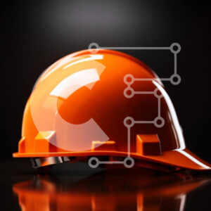 Intra Συλλεκτικό Ξύλινο Παζλ Plywood  4mm - Πορτοκαλί σκληρό καπέλο Σε Ξύλινο Κουτί - Διαστάσεις Puzzle: 10x10 cm – 25 κομμάτια