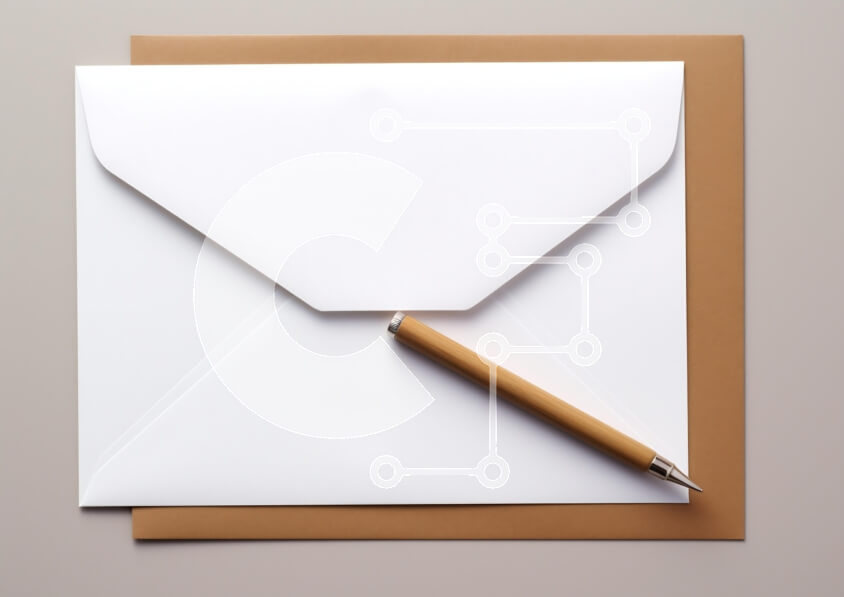 Intra Συλλεκτικό Ξύλινο Παζλ Plywood  4mm - Είδη γραφικής ύλης: Λευκός φάκελος, καφέ χαρτί και Ξύλινο στυλό Σε Ξύλινο Κουτί - Διαστάσεις: 10x10 cm – 25 κομμάτια