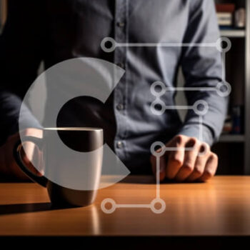 Intra Συλλεκτικό Ξύλινο Παζλ Plywood  4mm - Κούπα καφέ σε ξύλινο τραπέζι Σε Ξύλινο Κουτί - Διαστάσεις Puzzle: 10x10 cm – 25 κομμάτια - Image 1