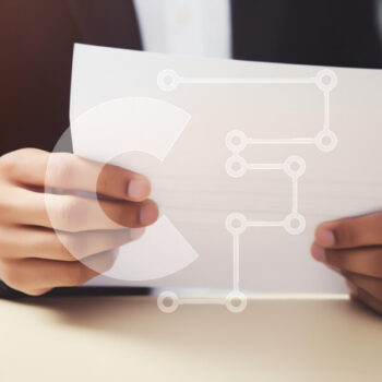 Intra Συλλεκτικό Ξύλινο Παζλ Plywood  4mm - Κρατώντας κενό χαρτί σε επαγγελματικό περιβάλλον Σε Ξύλινο Κουτί - Διαστάσεις Puzzle: 10x10 cm – 25 κομμάτια - Image 1