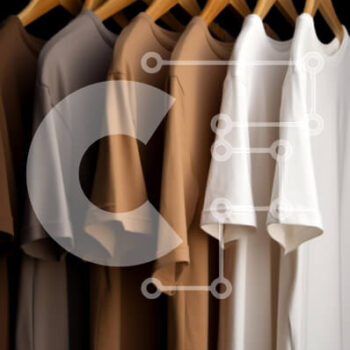 Intra Συλλεκτικό Ξύλινο Παζλ Plywood  4mm - Τακτοποιημένα T-Shirts σε διάφορες αποχρώσεις Σε Ξύλινο Κουτί - Διαστάσεις Puzzle: 10x10 cm – 25 κομμάτια - Image 1