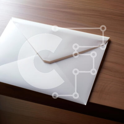 Intra Συλλεκτικό Ξύλινο Παζλ Plywood  4mm - Λευκός φάκελος σε ξύλινο τραπέζι Σε Ξύλινο Κουτί - Διαστάσεις: 10x10 cm – 25 κομμάτια - Image 1