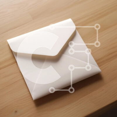 Intra Συλλεκτικό Ξύλινο Παζλ Plywood  4mm - Λευκός φάκελος σε ξύλινο τραπέζι Σε Ξύλινο Κουτί - Διαστάσεις: 10x10 cm – 25 κομμάτια - Image 1