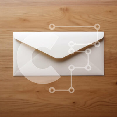 Intra Συλλεκτικό Ξύλινο Παζλ Plywood  4mm - Λευκός φάκελος σε ξύλινη επιφάνεια Σε Ξύλινο Κουτί - Διαστάσεις: 10x10 cm – 25 κομμάτια - Image 1