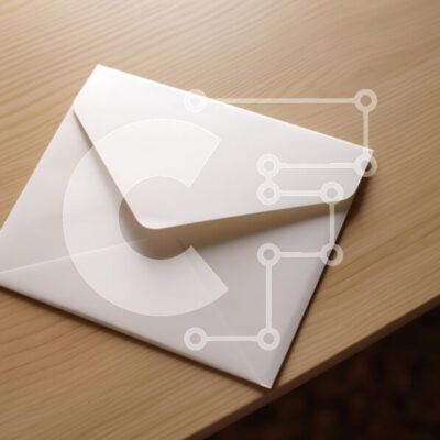 Intra Συλλεκτικό Ξύλινο Παζλ Plywood  4mm - Λευκός φάκελος σε ξύλινη επιφάνεια Σε Ξύλινο Κουτί - Διαστάσεις: 10x10 cm – 25 κομμάτια - Image 1