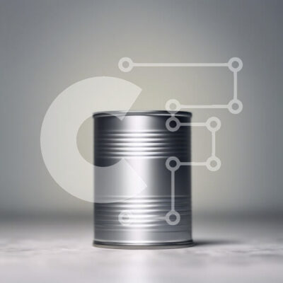 Intra Συλλεκτικό Ξύλινο Παζλ Plywood 4mm - Απλό μεταλλικό δοχείο σε ουδέτερο φόντο Σε Ξύλινο Κουτί - Διαστάσεις: 10x10 cm – 25 κομμάτια - Image 1