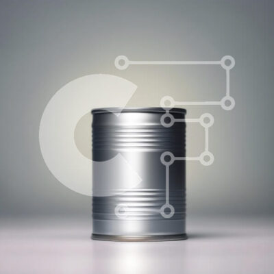 Intra Συλλεκτικό Ξύλινο Παζλ Plywood  4mm - Γυαλιστερό μεταλλικό δοχείο σε λεία επιφάνεια Σε Ξύλινο Κουτί - Διαστάσεις: 10x10 cm – 25 κομμάτια - Image 1