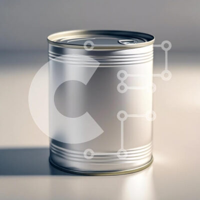 Intra Συλλεκτικό Ξύλινο Παζλ Plywood  4mm - Ασημένιο δοχείο σε λεία επιφάνεια Σε Ξύλινο Κουτί - Διαστάσεις: 10x10 cm – 25 κομμάτια - Image 1