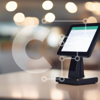 Intra Συλλεκτικό Ξύλινο Παζλ Plywood  4mm - Τερματικό ψηφιακών πληρωμών στο σύγχρονο εστιατόριο Σε Ξύλινο Κουτί - Διαστάσεις Puzzle: 10x10 cm – 25 κομμάτια - Image 1