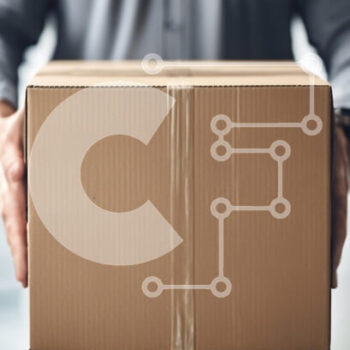 Intra Συλλεκτικό Ξύλινο Παζλ Plywood  4mm - Πρόσωπο που κρατά χαρτόκουτο σε επαγγελματικό περιβάλλον Σε Ξύλινο Κουτί - Διαστάσεις Puzzle: 10x10 cm – 25 κομμάτια - Image 1