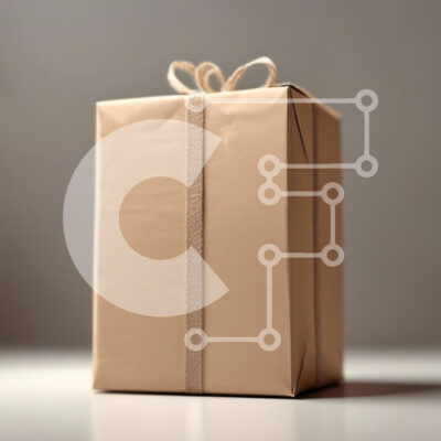 Intra Συλλεκτικό Ξύλινο Παζλ Plywood  4mm - Τυλιγμένο κουτί δώρου με κορδέλα Σε Ξύλινο Κουτί - Διαστάσεις: 10x10 cm – 25 κομμάτια - Image 1