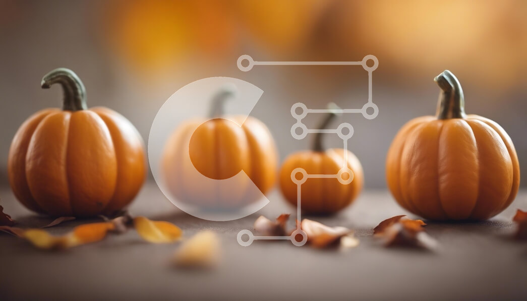 Intra Συλλεκτικό Ξύλινο Παζλ Plywood  4mm - Φθινοπωρινή σύνθεση με κολοκύθες Σε Ξύλινο Κουτί - Διαστάσεις: 10x10 cm – 25 κομμάτια