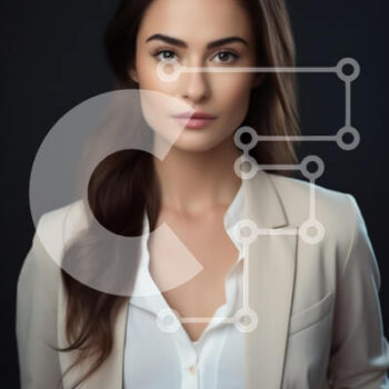 Intra Συλλεκτικό Ξύλινο Παζλ Plywood  4mm - Γυναίκα με αυτοπεποίθηση με μπεζ σακάκι Σε Ξύλινο Κουτί - Διαστάσεις Puzzle: 10x10 cm – 25 κομμάτια - Image 1