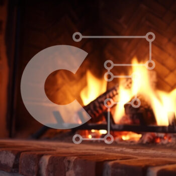 Intra Συλλεκτικό Ξύλινο Παζλ Plywood  4mm - Άνετο τζάκι με ζεστή φωτιά Σε Ξύλινο Κουτί - Διαστάσεις Puzzle: 10x10 cm – 25 κομμάτια - Image 1