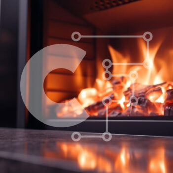 Intra Συλλεκτικό Ξύλινο Παζλ Plywood  4mm - Άνετο τζάκι με φλόγες που χορεύουν Σε Ξύλινο Κουτί - Διαστάσεις Puzzle: 10x10 cm – 25 κομμάτια - Image 1