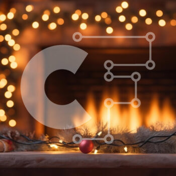 Intra Συλλεκτικό Ξύλινο Παζλ Plywood  4mm - Άνετο γιορτινό τζάκι με διακοσμητικά Σε Ξύλινο Κουτί - Διαστάσεις: 10x10 cm – 25 κομμάτια - Image 1