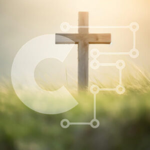 Intra Συλλεκτικό Ξύλινο Παζλ Plywood  4mm - Ξύλινος σταυρός στη φύση με απαλό φως του ήλιου Σε Ξύλινο Κουτί - Διαστάσεις Puzzle: 10x10 cm – 25 κομμάτια