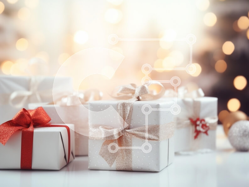 Intra Συλλεκτικό Ξύλινο Παζλ Plywood  4mm - Εορταστικά συσκευασμένα δώρα για τις γιορτές Σε Ξύλινο Κουτί - Διαστάσεις: 10x10 cm – 25 κομμάτια