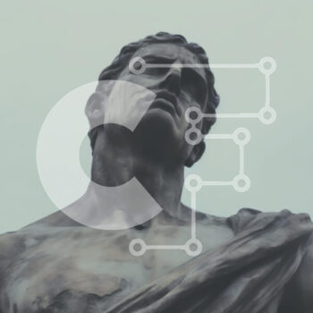 Intra Συλλεκτικό Ξύλινο Παζλ Plywood  4mm - Άγαλμα ενός μυώδους άνδρα που κοιτάζει προς τα πάνω Σε Ξύλινο Κουτί - Διαστάσεις Puzzle: 10x10 cm – 25 κομμάτια - Image 1