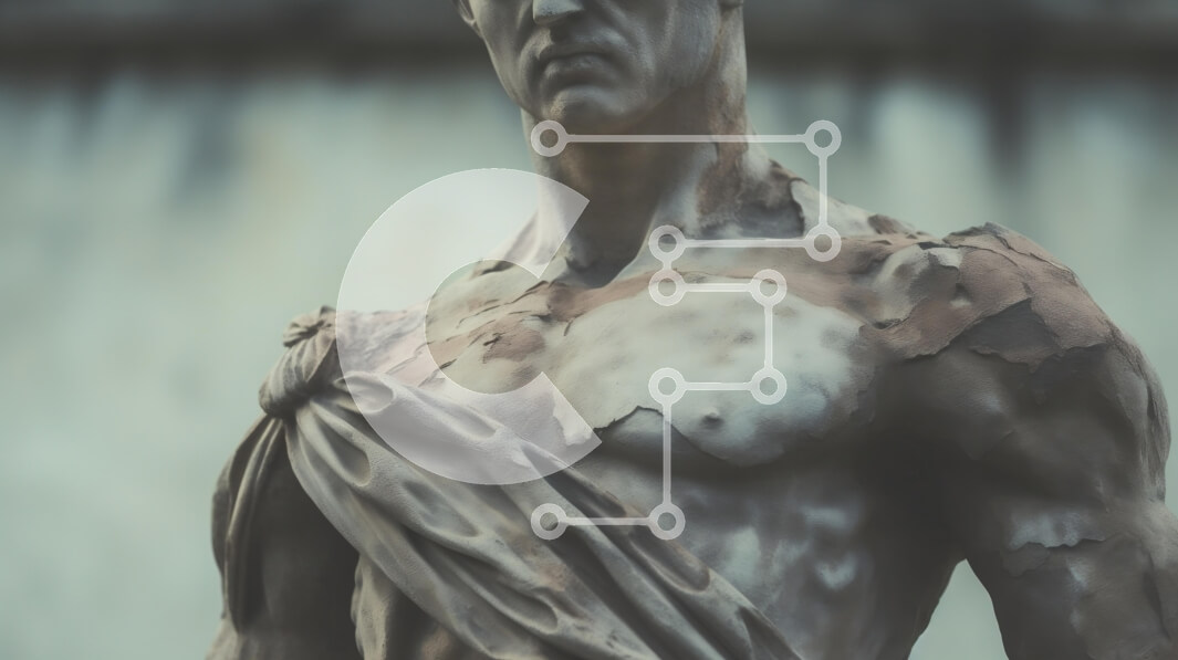 Intra Συλλεκτικό Ξύλινο Παζλ Plywood  4mm - Κοντινό πλάνο ενός μυώδους αγάλματος Σε Ξύλινο Κουτί - Διαστάσεις Puzzle: 10x10 cm – 25 κομμάτια