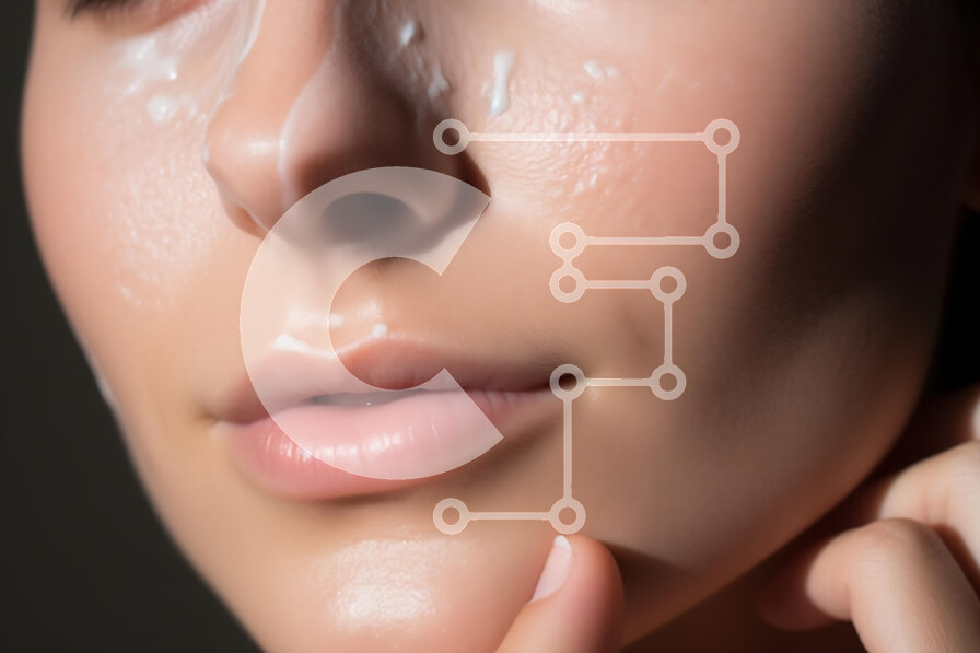 Intra Συλλεκτικό Ξύλινο Παζλ Plywood  4mm - Κοντινό πλάνο εφαρμογής περιποίησης δέρματος Σε Ξύλινο Κουτί - Διαστάσεις Puzzle: 10x10 cm – 25 κομμάτια