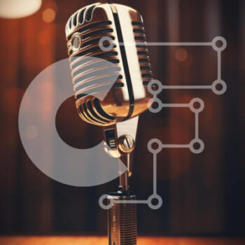 Intra Συλλεκτικό Ξύλινο Παζλ Plywood  4mm - Vintage μικρόφωνο σε ξύλινη επιφάνεια Σε Ξύλινο Κουτί - Διαστάσεις: 10x10 cm – 25 κομμάτια - Image 1