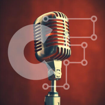 Intra Συλλεκτικό Ξύλινο Παζλ Plywood  4mm - Vintage μικρόφωνο σε κόκκινο φόντο Σε Ξύλινο Κουτί - Διαστάσεις: 10x10 cm – 25 κομμάτια - Image 1