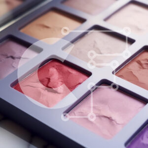 Intra Συλλεκτικό Ξύλινο Παζλ Plywood  4mm - Πολύχρωμη παλέτα μακιγιάζ με πλούσιες αποχρώσεις Σε Ξύλινο Κουτί - Διαστάσεις Puzzle: 10x10 cm – 25 κομμάτια