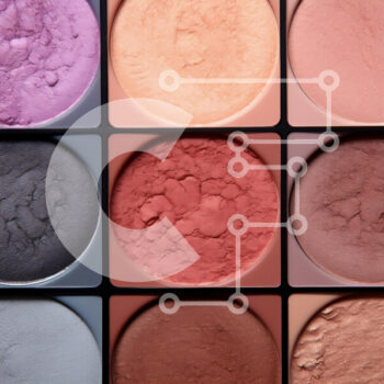 Intra Συλλεκτικό Ξύλινο Παζλ Plywood  4mm - Παλέτα μακιγιάζ με διάφορες αποχρώσεις Σε Ξύλινο Κουτί - Διαστάσεις Puzzle: 10x10 cm – 25 κομμάτια - Image 1