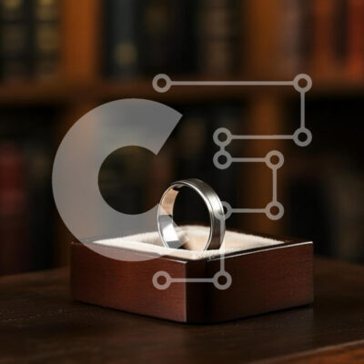 Intra Συλλεκτικό Ξύλινο Παζλ Plywood  4mm - Κομψό ασημένιο δαχτυλίδι  Σε Ξύλινο Κουτί Σε Ξύλινο Κουτί - Διαστάσεις: 10x10 cm – 25 κομμάτια - Image 1