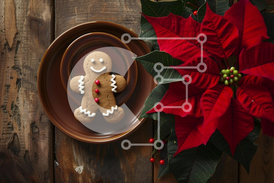 Intra Συλλεκτικό Ξύλινο Παζλ Plywood 4mm – Μπισκότο Gingerbread Man με Poinsettias Σε Ξύλινο Κουτί – Διαστάσεις: 10×10 cm – 25 κομμάτια Intra Συλλεκτικό Ξύλινο Παζλ Plywood 4mm – Μπισκότο Gingerbread Man με Poinsettias Σε Ξύλινο Κουτί – Διαστάσεις: 10×10 cm – 25 κομμάτια