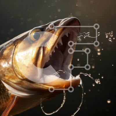 Intra Συλλεκτικό Ξύλινο Παζλ Plywood  4mm - Αγριό ψάρι που σπάει την επιφάνεια του νερού Σε Ξύλινο Κουτί - Διαστάσεις: 10x10 cm – 25 κομμάτια - Image 1