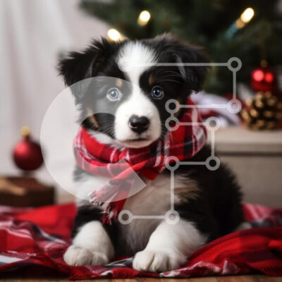 Intra Συλλεκτικό Ξύλινο Παζλ Plywood  4mm - Αξιολάτρευτο κουτάβι σε περιβάλλον διακοπών Σε Ξύλινο Κουτί - Διαστάσεις: 10x10 cm – 25 κομμάτια - Image 1